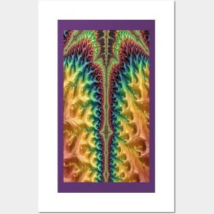 Rainbow Mandelbrot Fractal Posters and Art